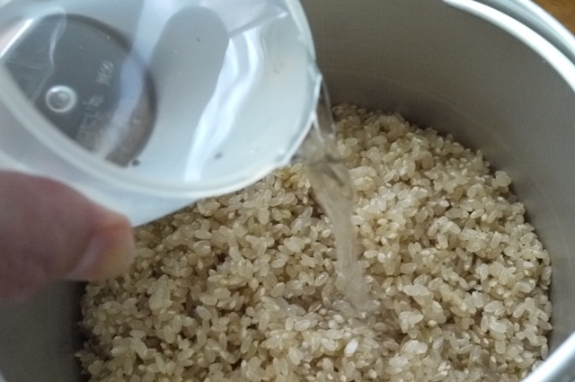 五分搗き米の炊き方1