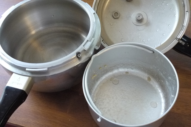圧力鍋の洗い物簡単